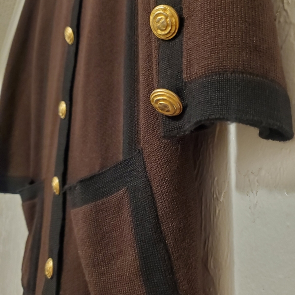 VINTAGE 100% Merino Extrafine Wool ESCADA Jacket and Skirt Set - Picture 8 of 16